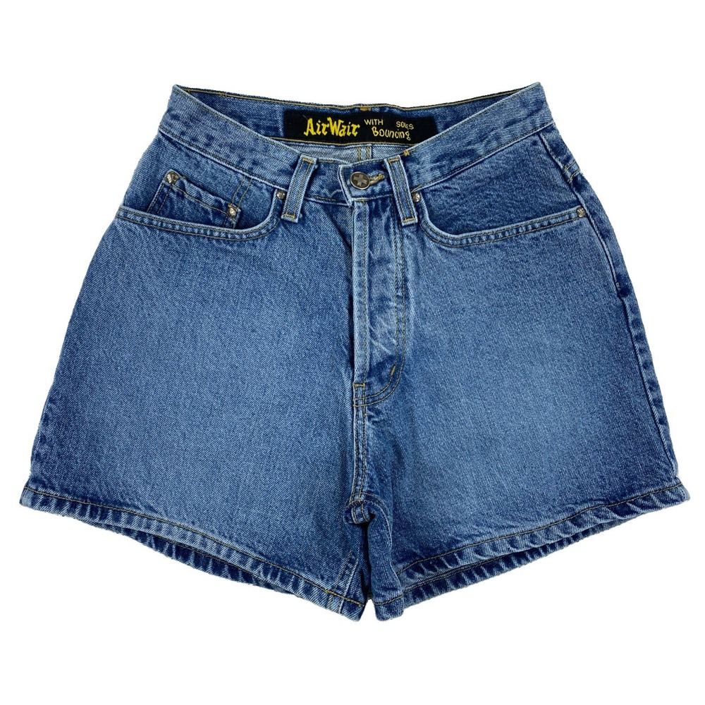 Vintage Dr. Martens Denim Mom Shorts High Waist Women's Size 7 USA Made